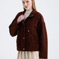 SUSI-Women's Brown Suede Jacket