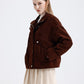 SUSI-Women's Brown Suede Jacket