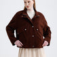 SUSI-Women's Brown Suede Jacket