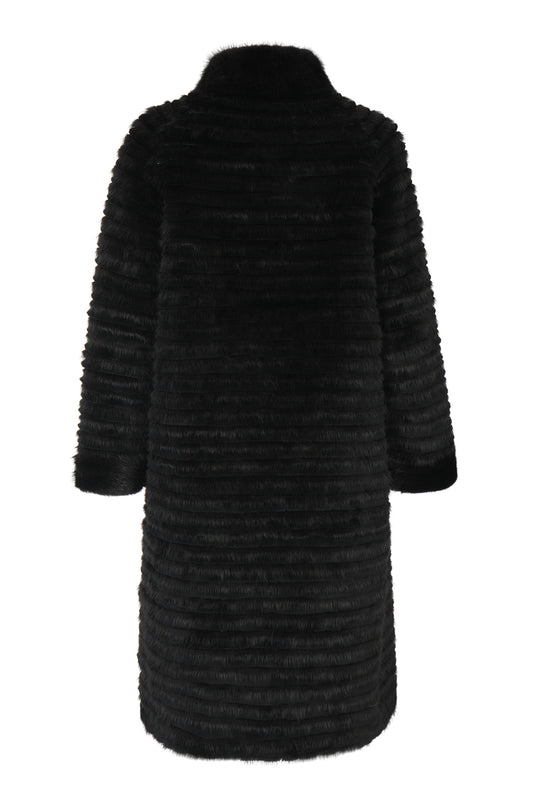 Black fur Coat
