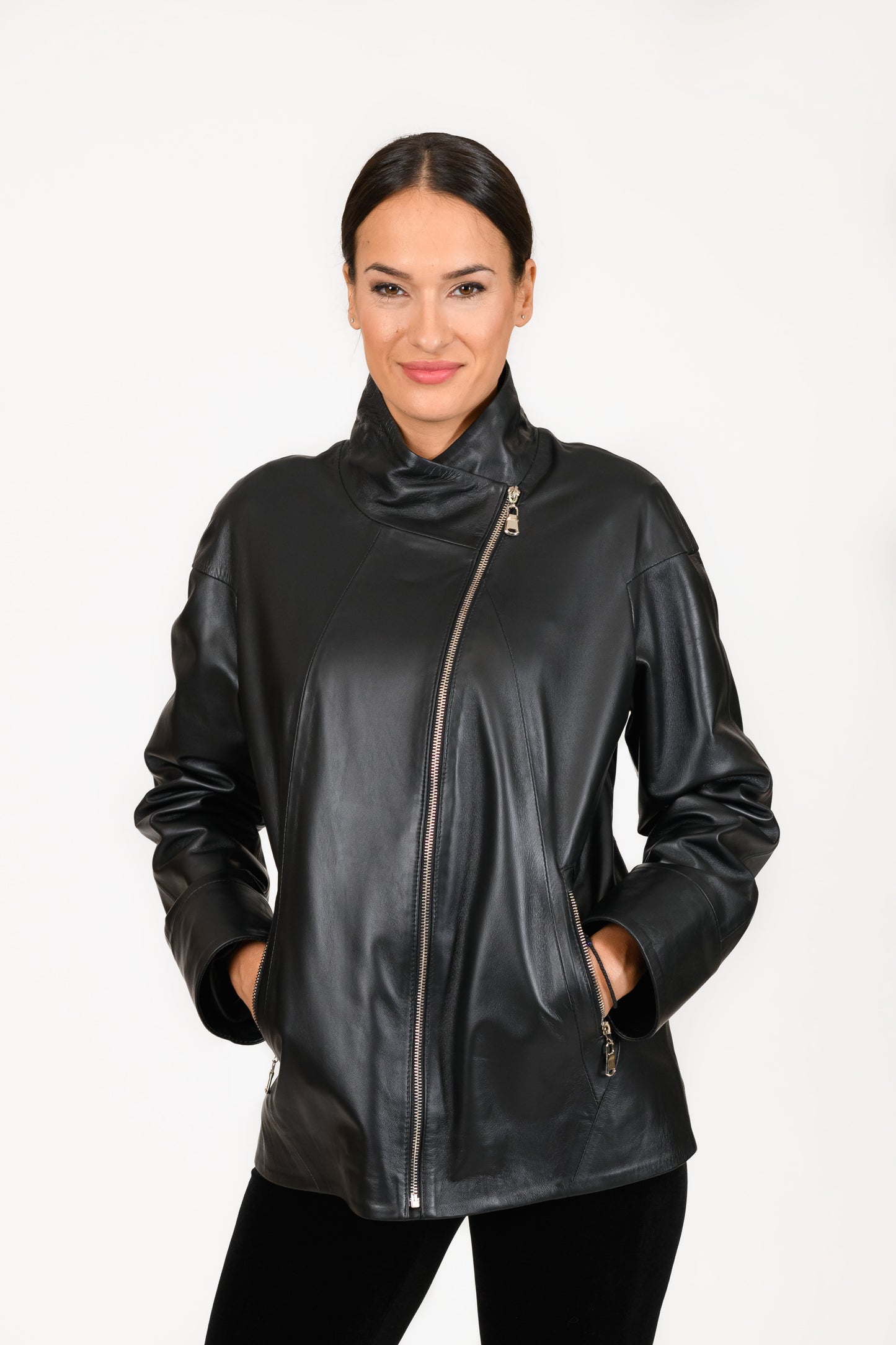 ERRICA - Women's Comfortable Leather Jacket