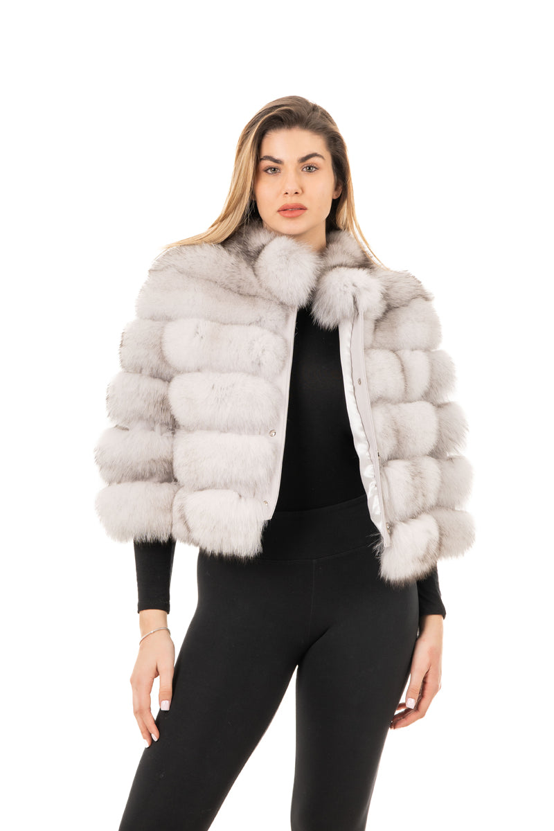 Women's cropped  Fur Jacket