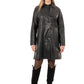Women's Genuine Leather Trench Coat