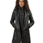MILENE - Women's Leather Parka Coat