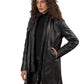 MILENE - Women's Leather Parka Coat