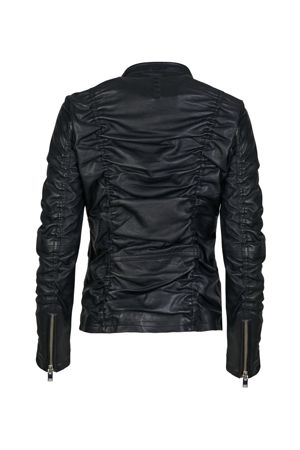 NAEMI-Black Leather Jacket