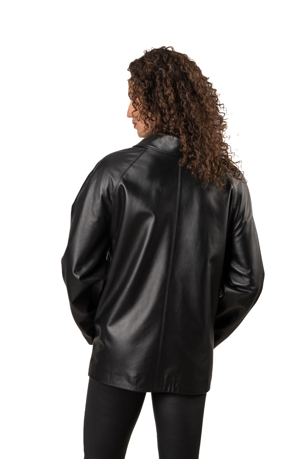 PEPPER – Γυναικείο Χειροποίητο Άνετο Δερμάτινο Τζάκετ