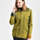 Green  Camoscio Pony Jacket