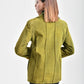 Green  Camoscio Pony Jacket