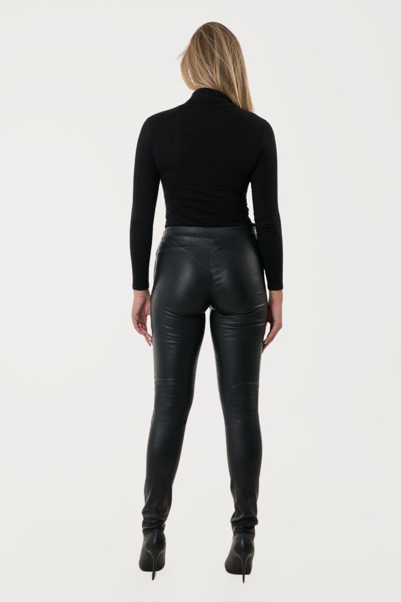 ROCHE - Plonge Leather Stretch Legging