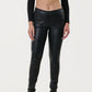 elastic leather trouser milonas karanikas
