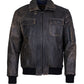 RUSSEL - Bomber Zstone  Leather Jacket