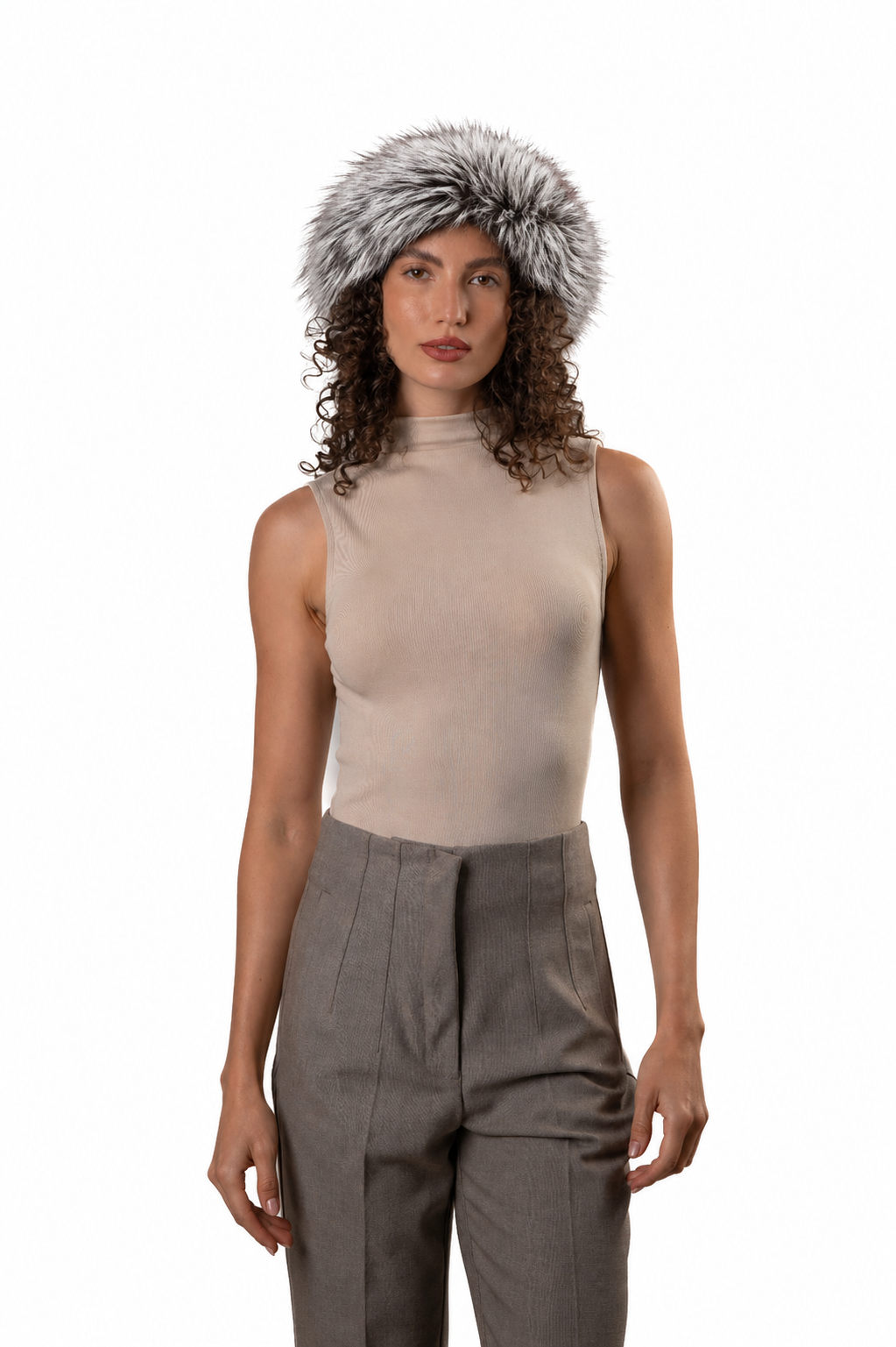 FUR HEADBAND, real  fur bands . Easy to fit like band or collar.