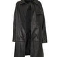 Women's Genuine Leather Trench Coat
