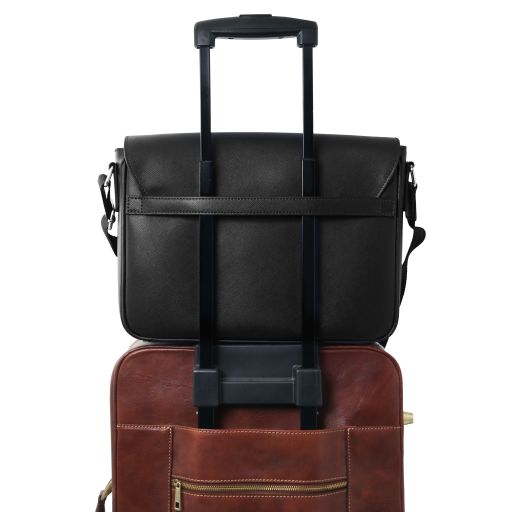SAFFIANO- Men's  Leather Messenger bag