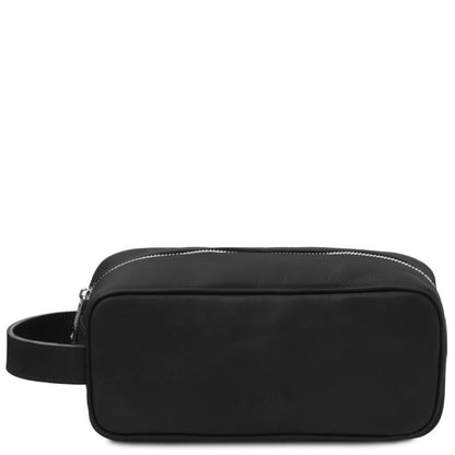 Τσαντάκι Καλλυντικών Δερμάτινο Harvey TL142626 - Μαύρο