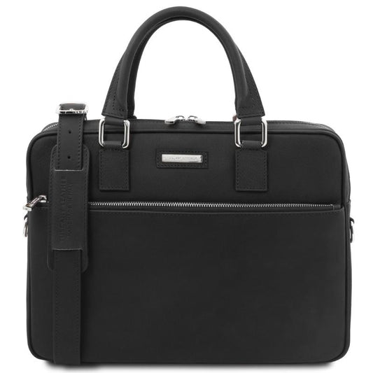 Τσάντα Laptop Δερμάτινη Ferrara 15.6 TL142620 - Μαύρο