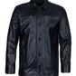 VAUGHN - Men's Long Leather Blazer