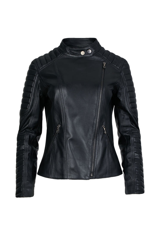VENUS- Women's Biker Leather Jacket