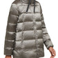 GEOX - ADRYA -Γκρι Mid  Puffed Μπουφάν 