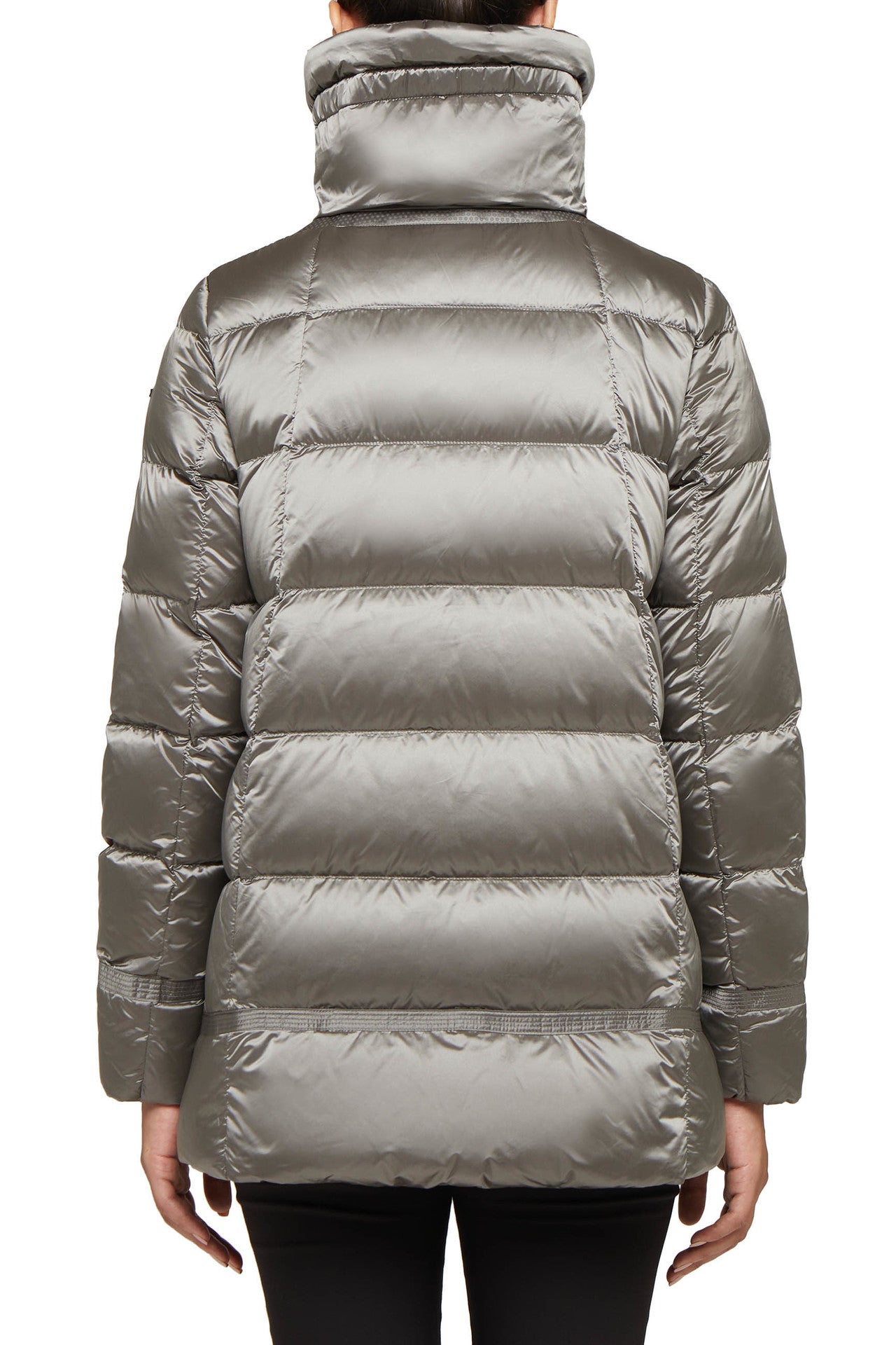 GEOX - ADRYA -Γκρι Mid  Puffed Μπουφάν 