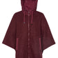 GEOX - Burgundy Sweater Cape