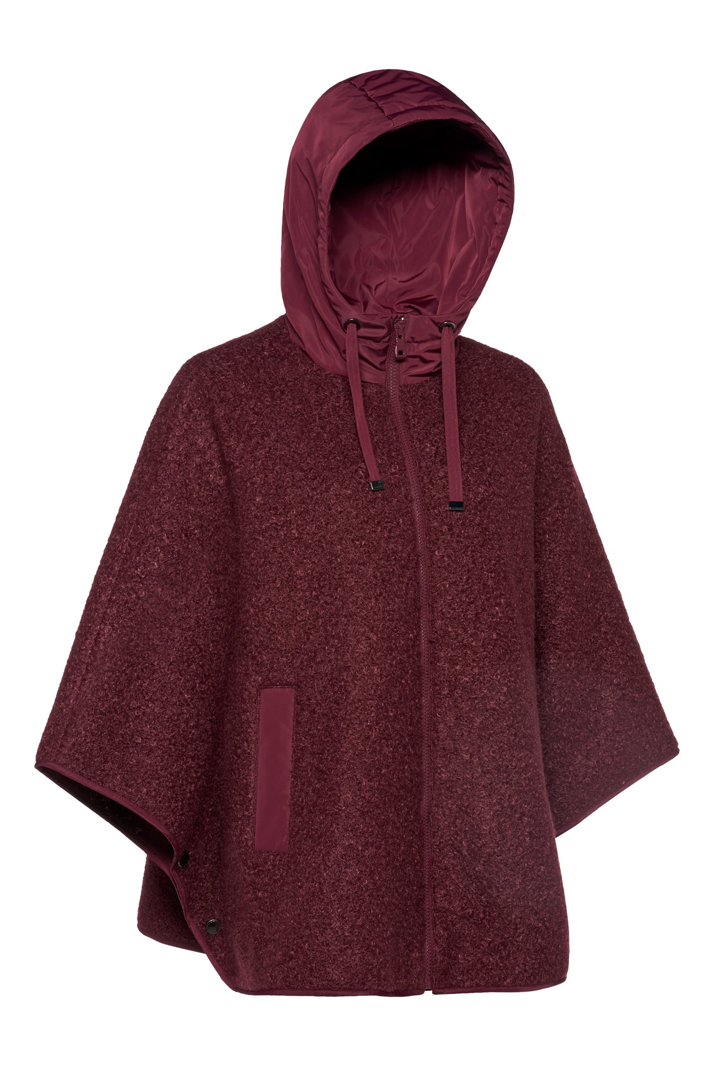 GEOX - Burgundy Sweater Cape
