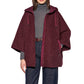 GEOX - Burgundy Sweater Cape