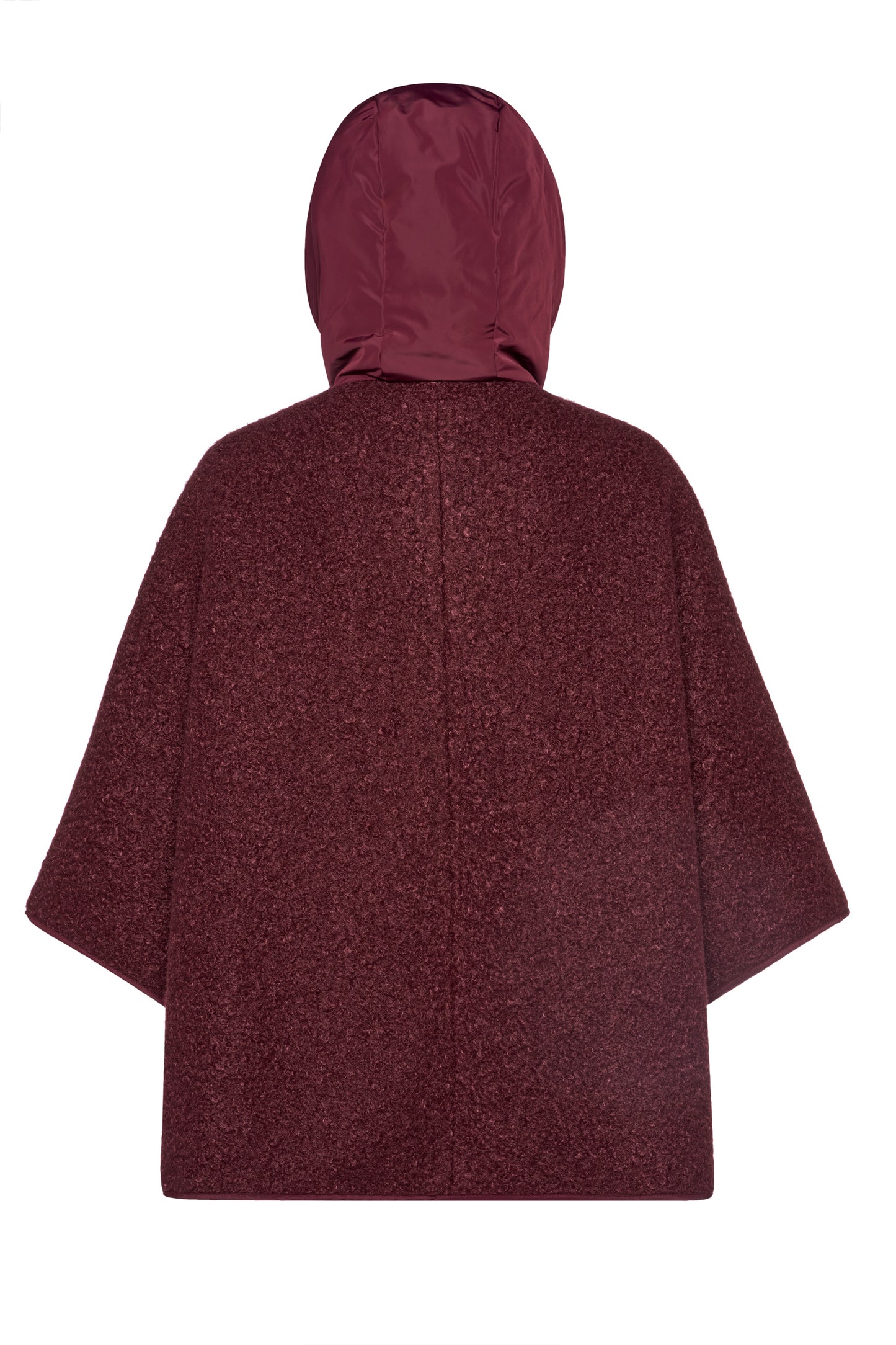 GEOX - Burgundy Sweater Cape