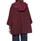 GEOX - Burgundy Sweater Cape