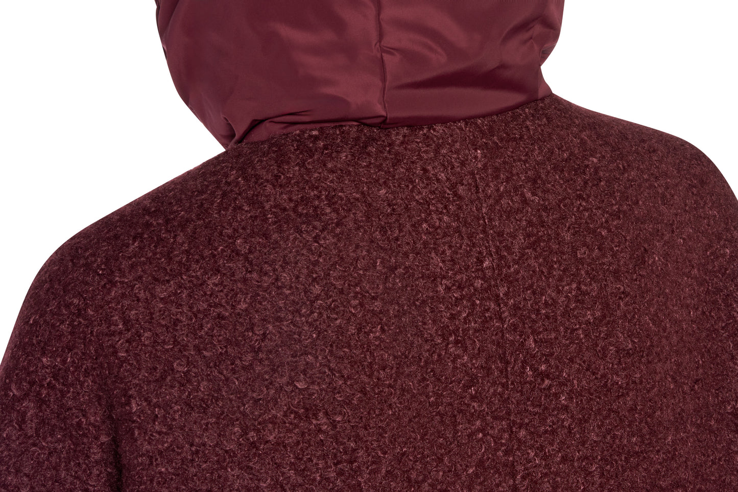 GEOX - Burgundy Sweater Cape