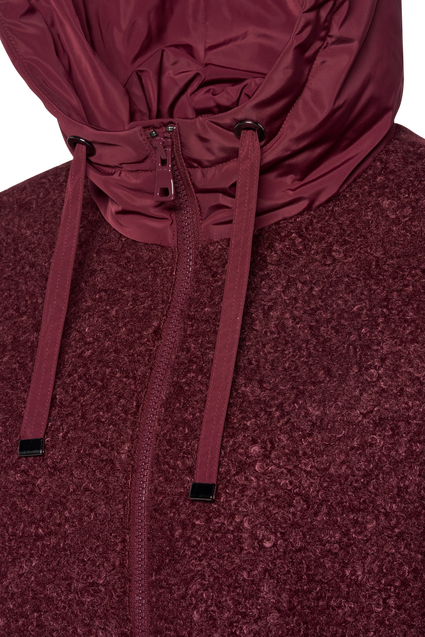 GEOX - Burgundy Sweater Cape