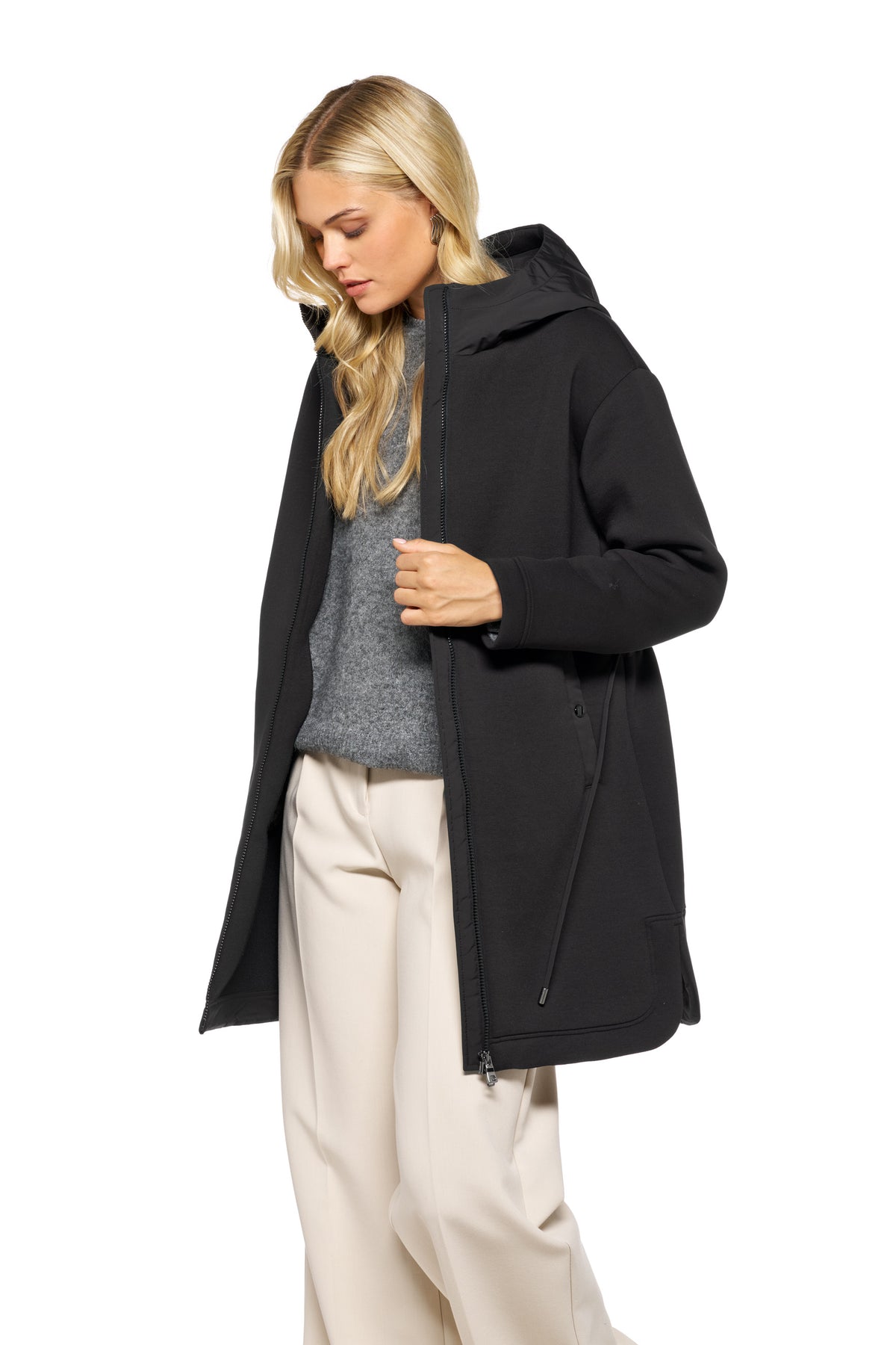 GEOX- Womens Sweater Jacket with Hood