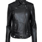 ANTIG -  Γυναικείο  Χειροποίητο Δερμάτινο biker  Μπουφάν