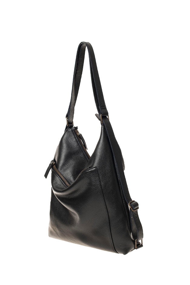 HELOR - Χειροποίητη Δερμάτινη Backpack ή Ώμου Τσάντα