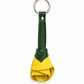 Leather Flower Keyring