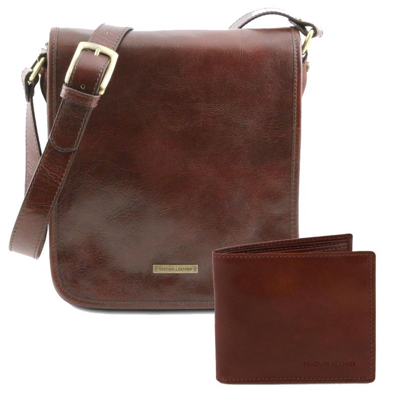 Ανδρικό Σετ Δερμάτινο Basilico