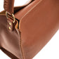 camel Leather Bagwith Braided Details
