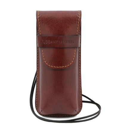Δερμάτινη Θήκη Γυαλιών TL141282 Small Size-Καφέ