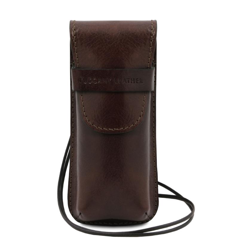 Δερμάτινη Θήκη Γυαλιών TL141282 Small Size-Καφέ