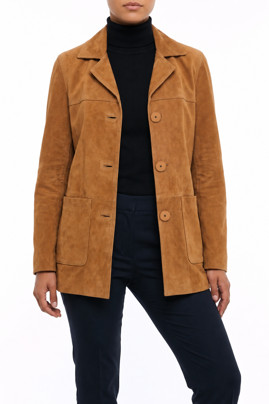 KASSIA - Γυναικείο Καστόρ  Ταμπά Σακάκι
