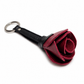 Leather Flower Keyring
