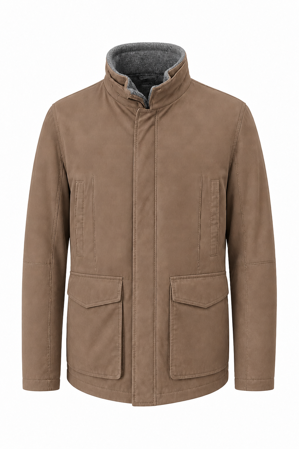 GIMOS - Men's Taupe Nubuck Jacket