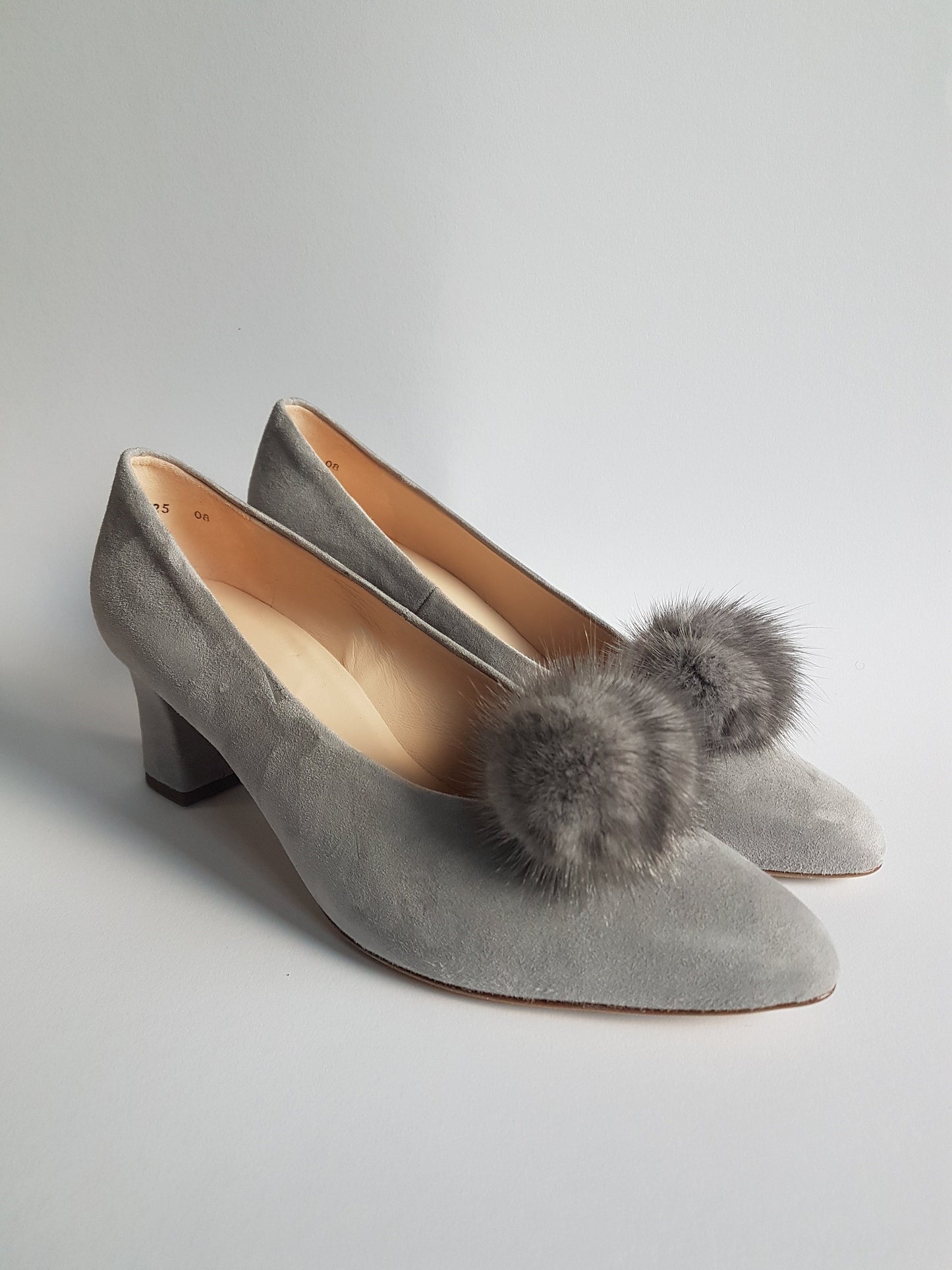 Fur Mink Pompom clips