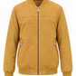 Men’s camel suede bomber jacket