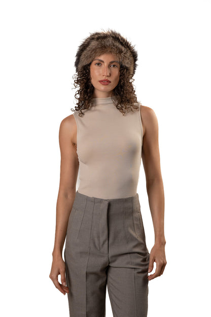 FUR HEADBAND, real  fur bands . Easy to fit like band or collar.
