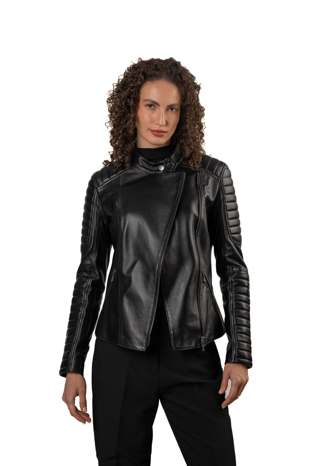 VENUS- Women's Biker Leather Jacket