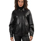 BONA - Women's oversize Bomber Leather Jacket