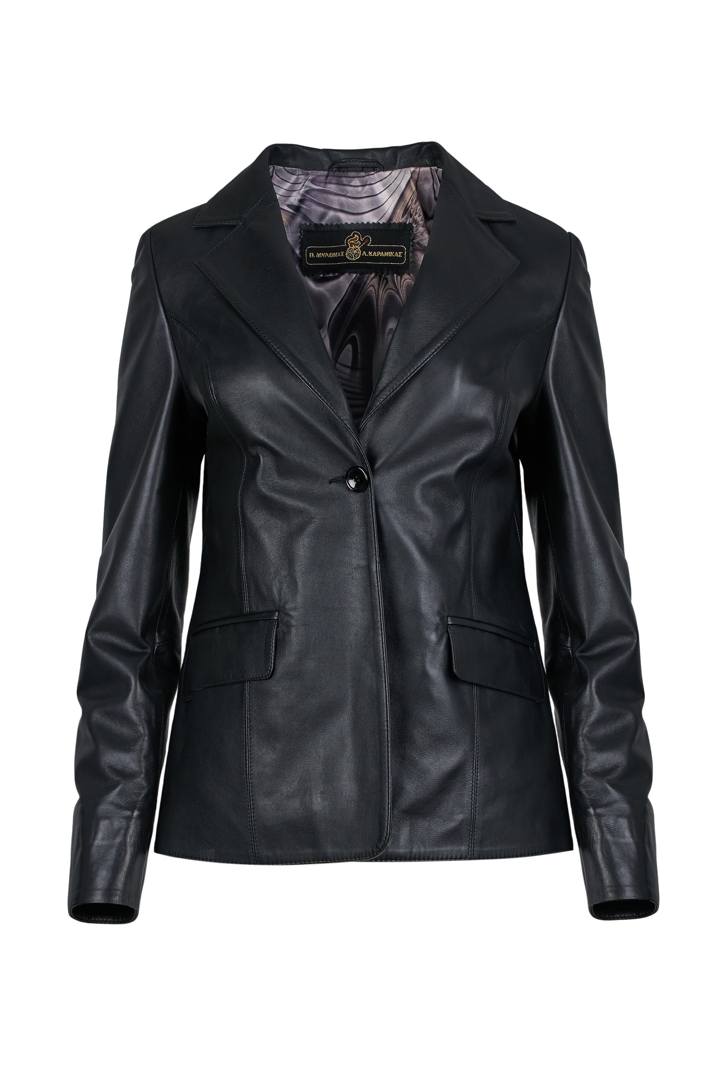 Women's Leather Blazer