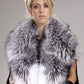 Natural Silver/Platinum Fox Fur Collar